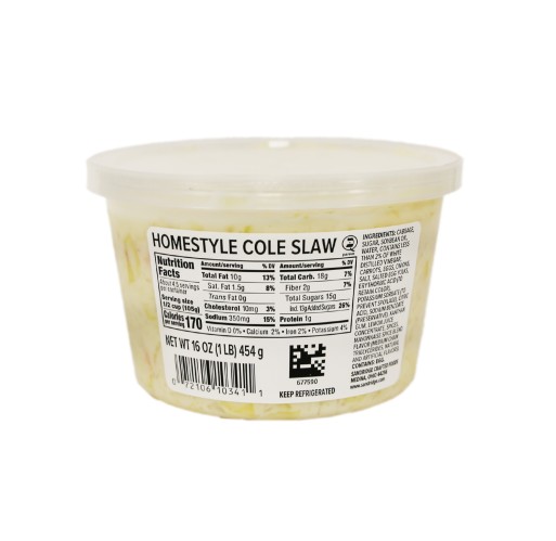 Cole Slaw - Homestyle 1 lb