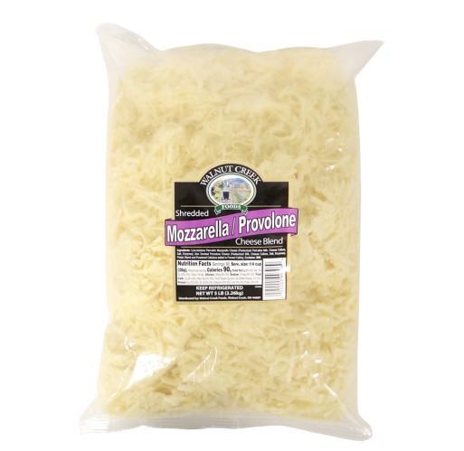 Mozzarella/Provolone - Shredded WC 5 lb