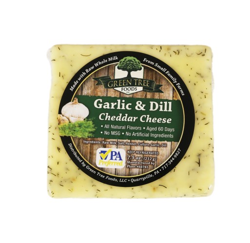 Cheddar - Garlic & Dill Bars 7.5 oz Green Tree