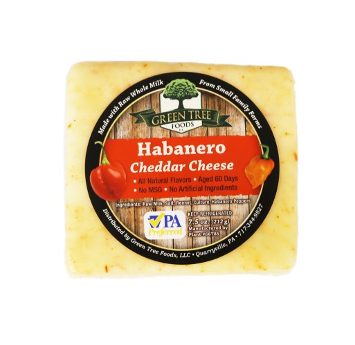 Cheddar - Habanero Bars 7.5 oz Green Tree