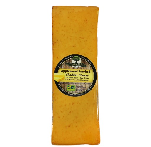 Cheddar - Applewood Smoked Cheddar Loaf 5 lb Green Tree