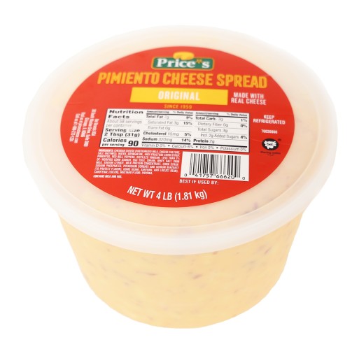 Cheese Spread - Pimiento Price's 4 lb