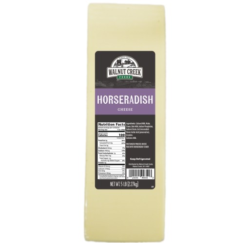 Horseradish Cheese - Loaf WC 5 lb