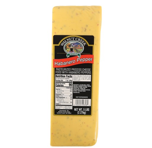 Habanero Cheese - Loaf WC 5 lb
