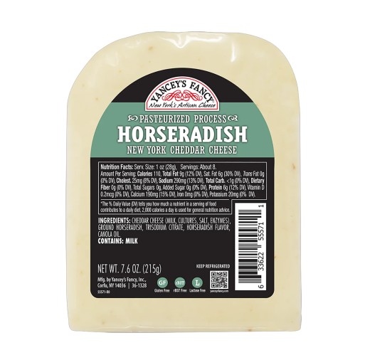 Cheddar - Horseradish Wedge EW 7.6 oz