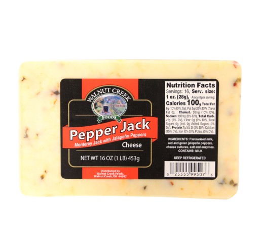 Pepper Jack - Bars WC 16 oz