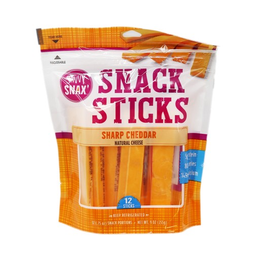 Cheddar - Sharp Sticks Savvy Snax 9 oz