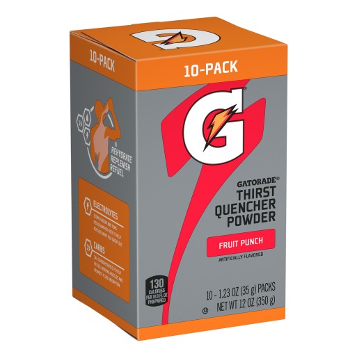 Gatorade - Single Serve Fruit Punch 10 ct