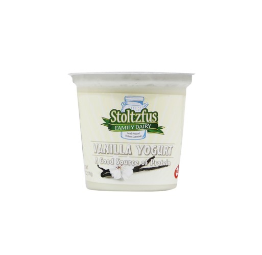 Yogurt - Vanilla Stoltzfus 6 oz