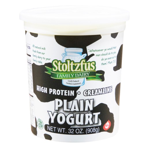 Yogurt - Plain Stoltzfus 32 oz