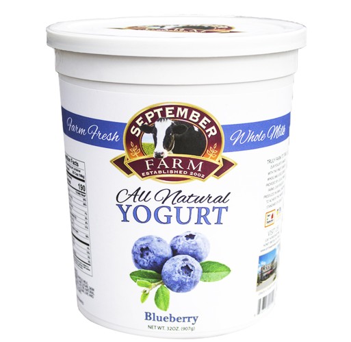 Yogurt - Blueberry Sept. Farm 32 oz