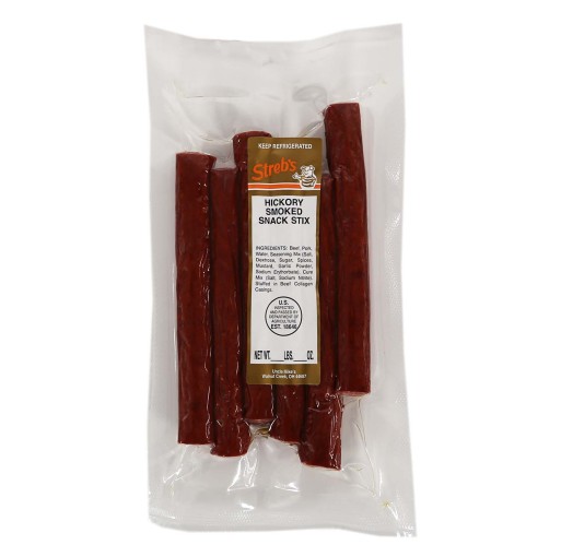 Snack Sticks - Hickory Smoked Streb's 8 oz