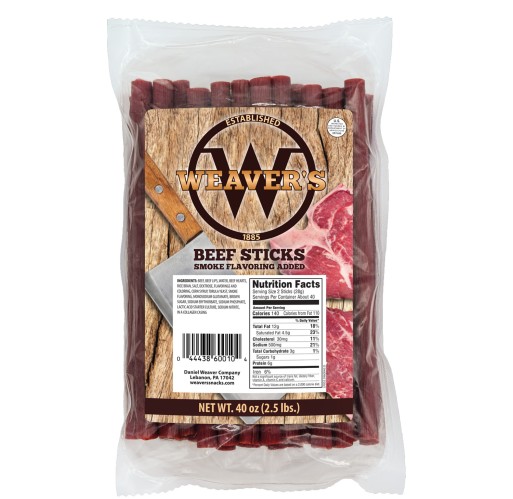 Beef Sticks - Weaver's Mild 2/2.5 lb