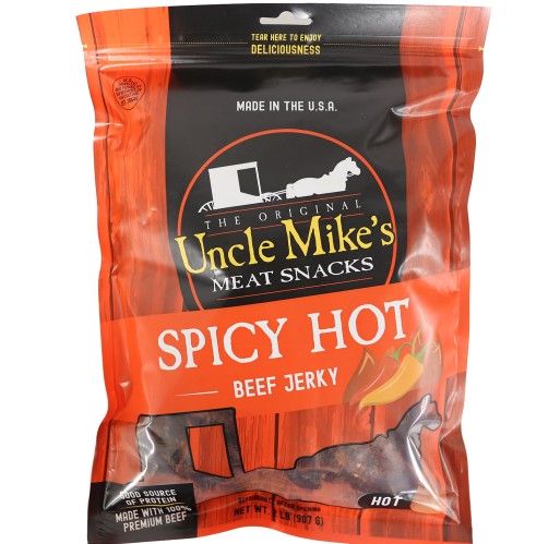 Beef Jerky - Spicy Hot UM 2 lb