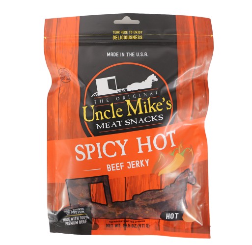 Beef Jerky - Spicy Hot UM 14.5 oz