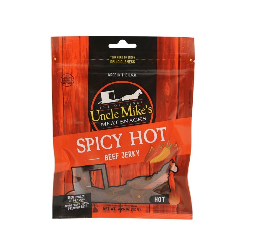 Beef Jerky - Spicy Hot UM 3.25 oz