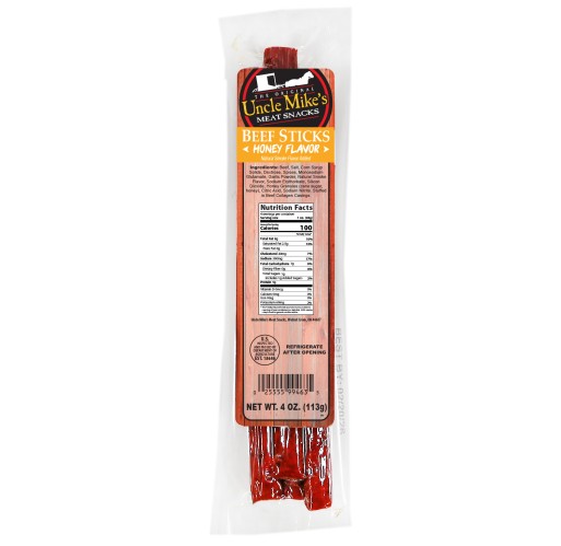 Beef Sticks - Honey UM 4 oz