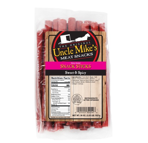 Snack Sticks - Sweet & Spicy UM 2.25 lb