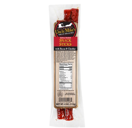Snack Sticks - Bacon & Cheddar UM 4 oz