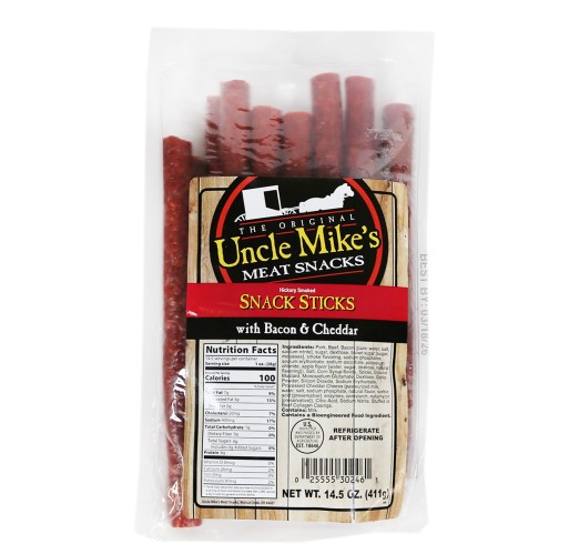 Snack Sticks - Bacon & Cheddar UM 14.5 oz