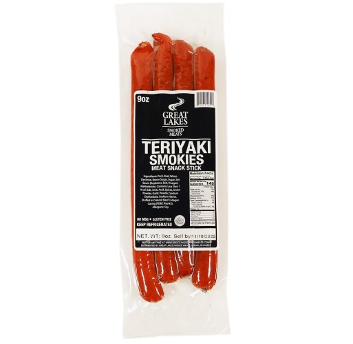 Snack Sticks - Teriyaki Smokie GLSM 20/9 oz