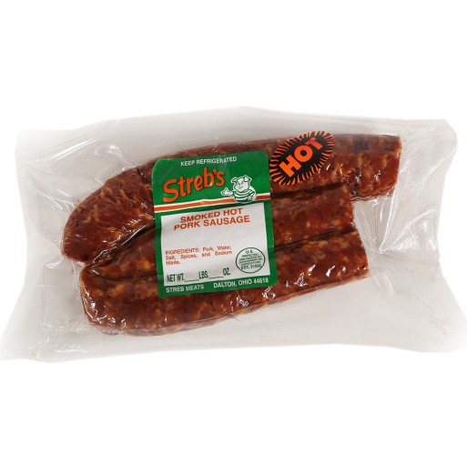 Sausage - Smoked Hot Country Streb's 12/1 lb