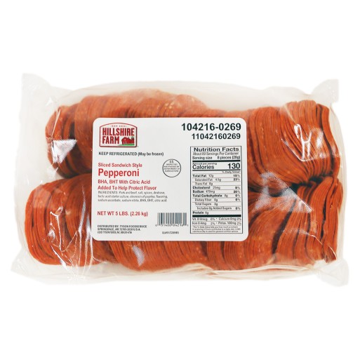 Pepperoni - Sandwich Sliced Hillshire Farms