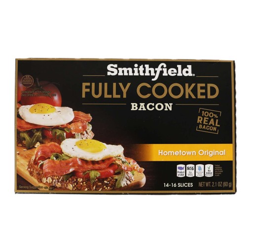Bacon - Fully Cooked Smithfield 2.1 oz