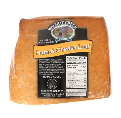 Deli Loaf - Ham & Cheese WC 3 lb