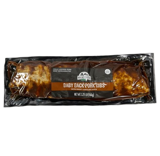 Ribs - Baby Back w/Sauce WC 20 oz