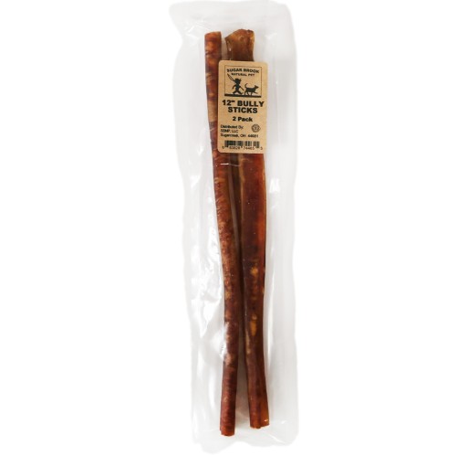 Dog Treats - Bully Sticks 12" 2 ct
