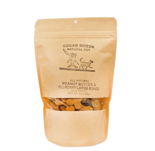 Dog Treats - Peanut Butter Blueberry Baked Biscuit 7 oz