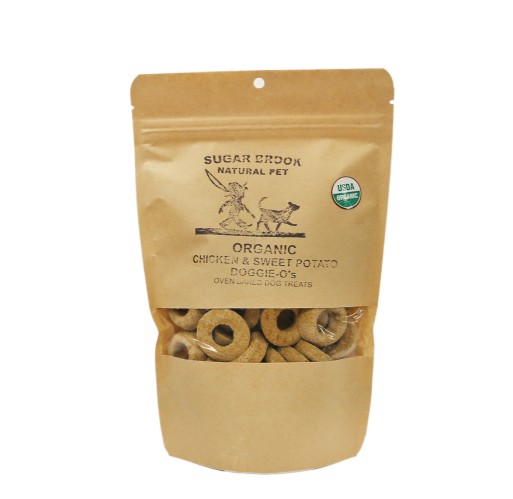 Dog Treats - Organic Sweet Potato W/ Chicken Doggie-O's 6 oz