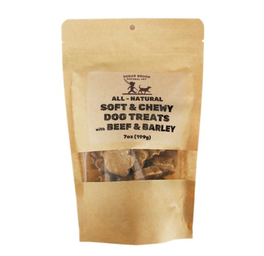 Dog Treats - Soft and Chewy Beef & Barley 7 oz