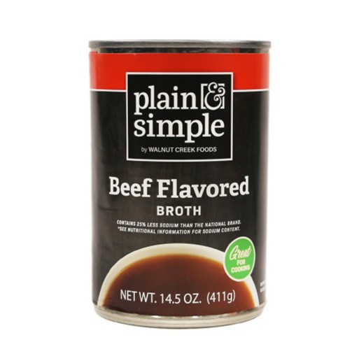 Broth - Reduced Sodium Beef P&S 14.5 oz