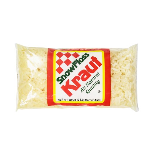 Sauerkraut - SnowFloss Kraut Poly Bag 12/2 lb