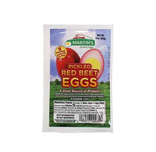 Eggs - Red Beet Martins 14/2 ct