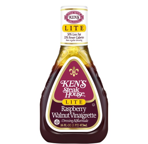 Dressing - Raspberry Walnut Vinaigrette Lite Ken's 16 oz