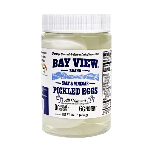 Eggs - Salt ‘N Vinegar Pickled Bay View 16 oz