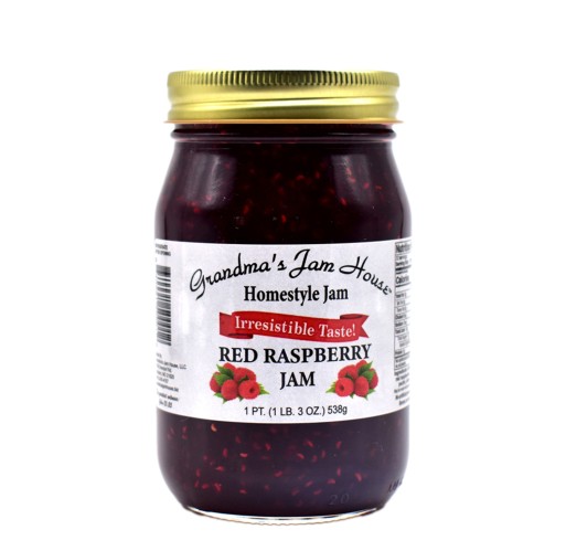 Jam - Red Raspberry GJH Pints