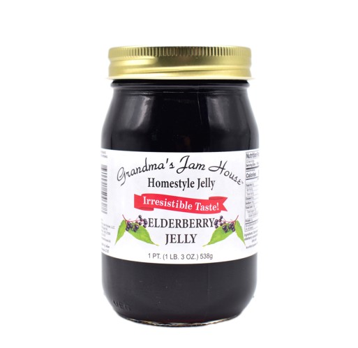 Jelly - Elderberry GJH Pints