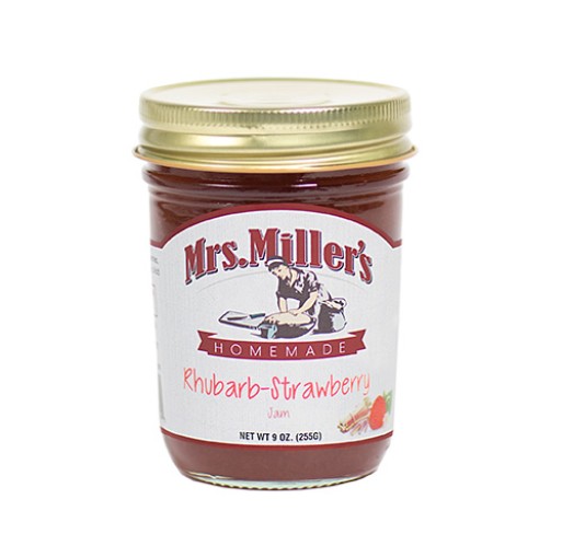 Jam - Rhubarb Strawberry Mrs. Miller's 9 oz