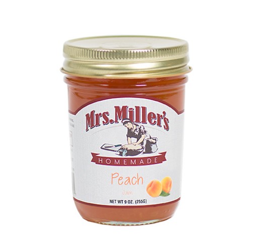 Jam - Peach Mrs. Miller's 9 oz