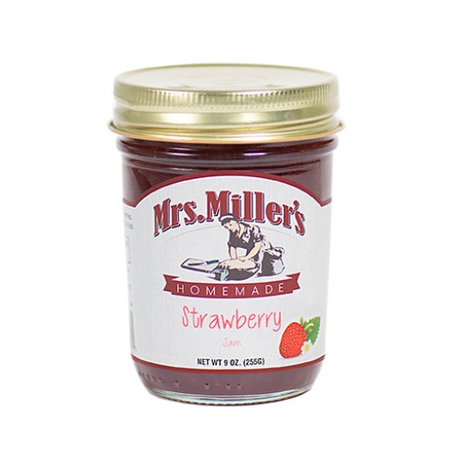 Jam - Strawberry Mrs. Miller's 9 oz