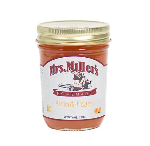 Jam - Apricot Peach Mrs. Miller's 9 oz