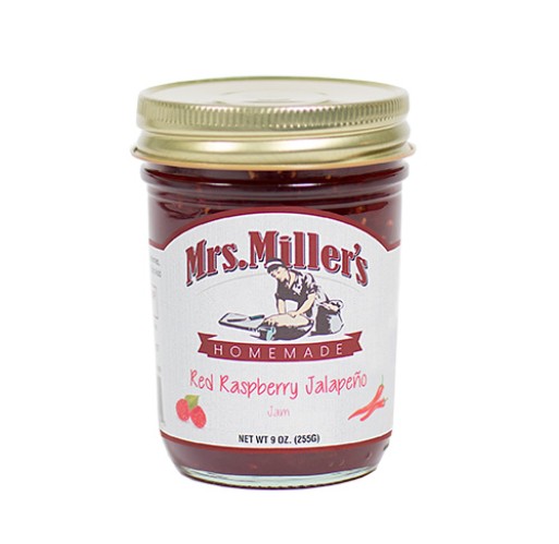 Jam - Red Raspberry Jalapeño Mrs. Miller's 9 oz