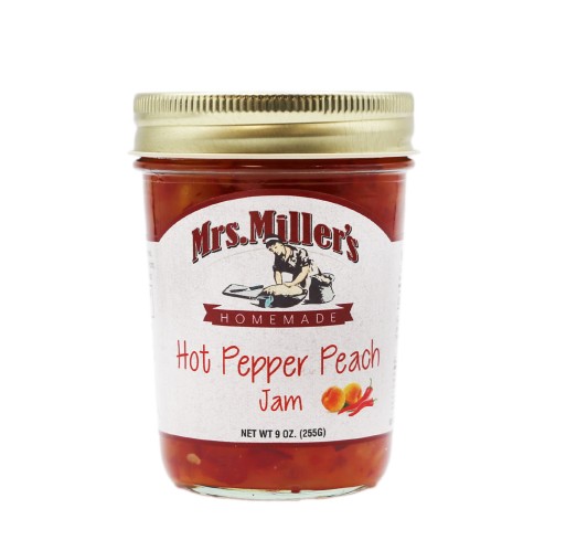 Jam - Hot Pepper Peach Mrs. Miller's 9 oz