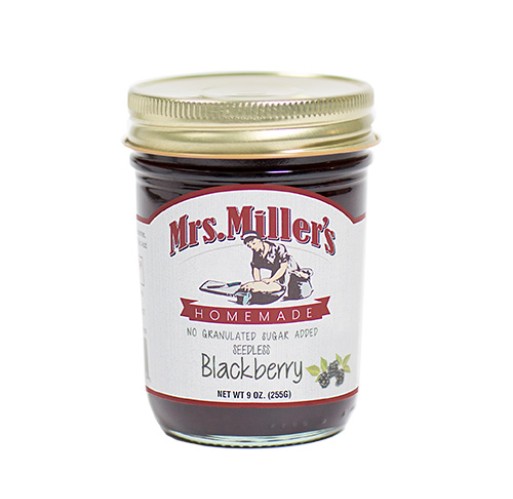Jam - NSA Seedless Blackberry Mrs. Miller's 8 oz