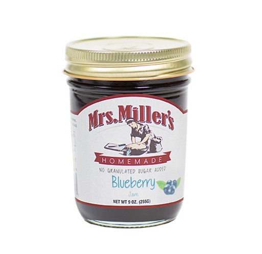 Jam - NSA Blueberry Mrs. Miller's 8 oz