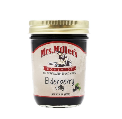 Jelly - NSA Elderberry Mrs. Miller's 9 oz